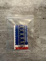 Federhaken / Ösen-Set, Farbe Silber, NEU