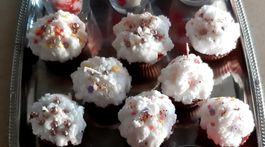 10 Cupcake Kerzen handgemacht, schön verpackt