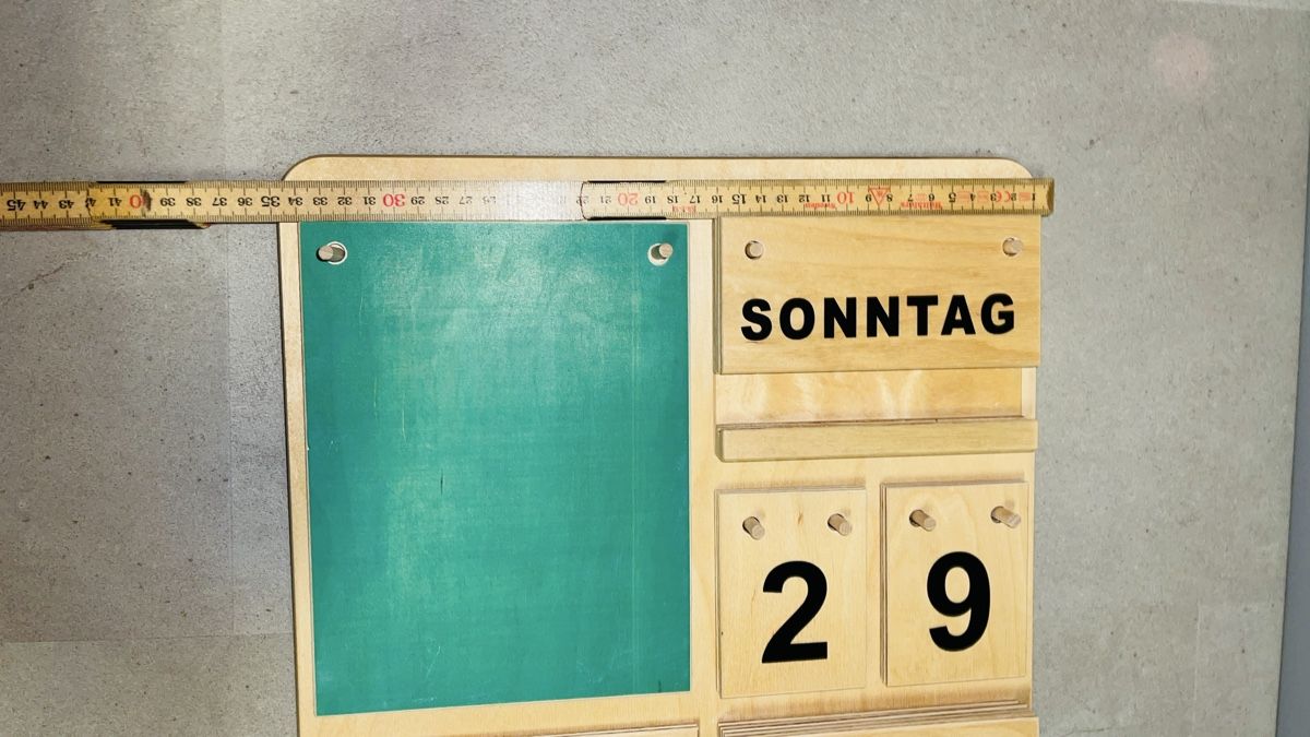 Kalender: Holz-Dauer-Kalender, Wandkalender, immerwährender Kalender – Gebraucht aus Schönenbuch von hug_f2ny 6