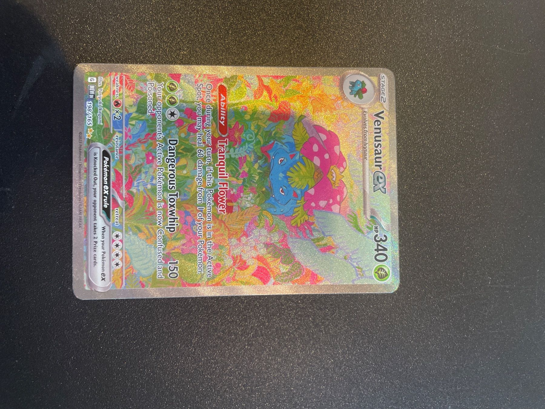 Pokémon Carte collezionabili: Venusaur Ex 198/165 Pokemon 151 – Usato da Bazenheid venduto da Toulouse12 2