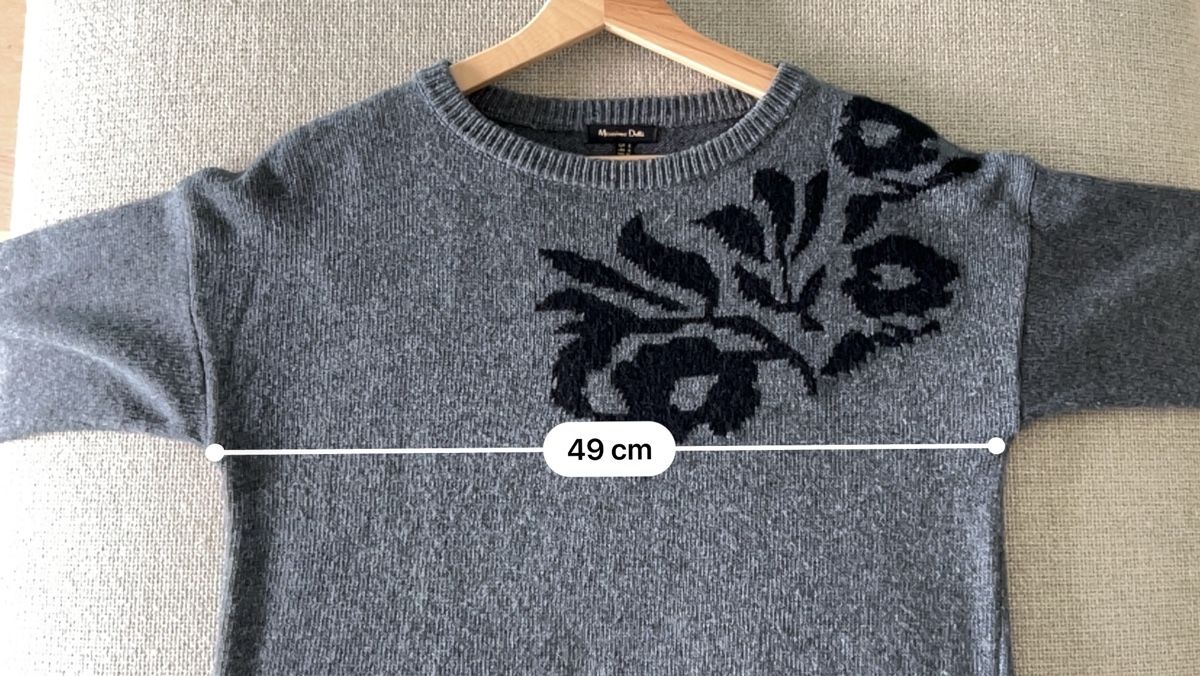 Massimo Dutti Maglioni & Felpe: Pull Gris Massimo Dutti avec Motif Floral. – Usato da Morges venduto da Igp10 4