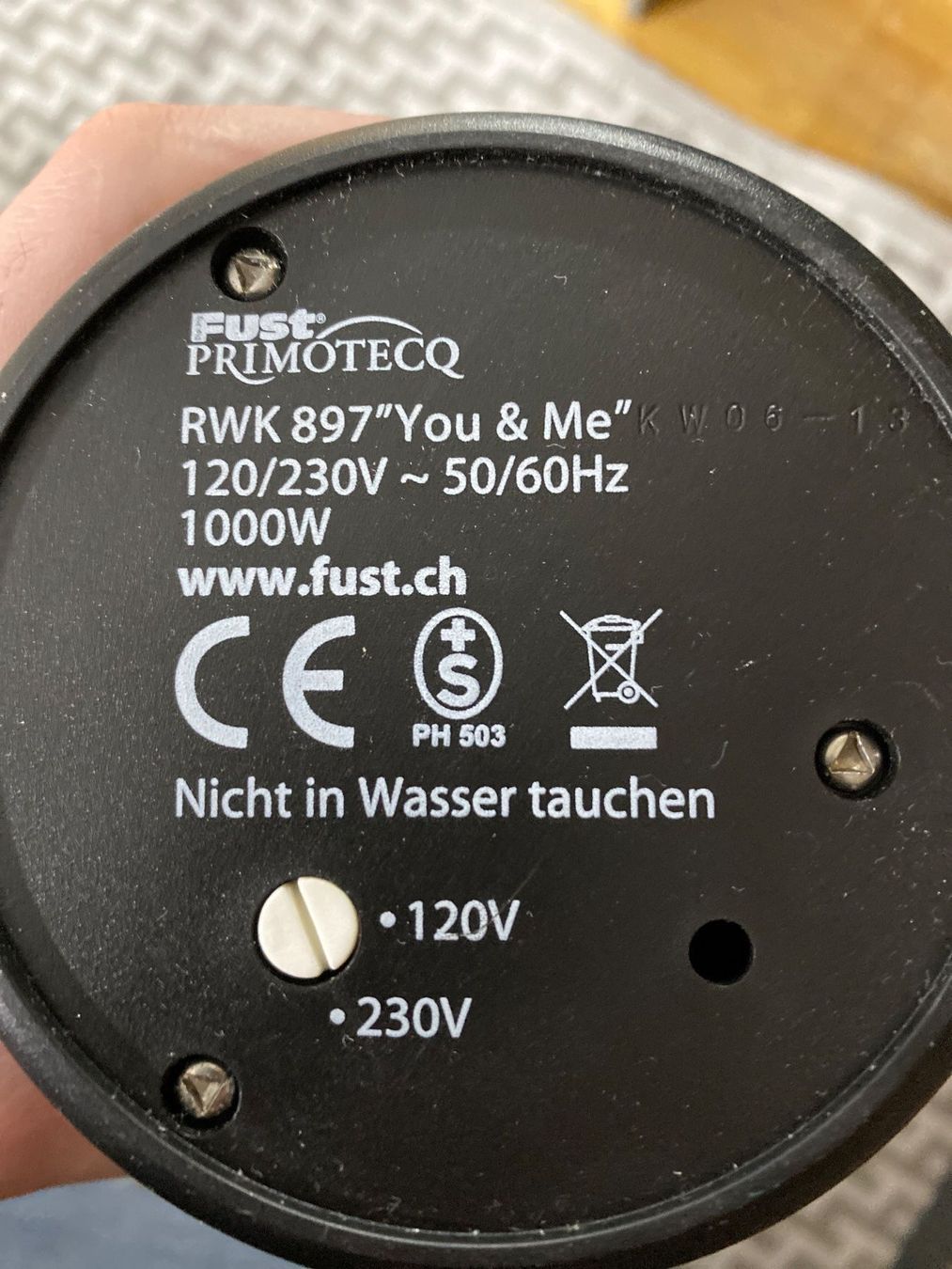 Wasserkocher: Wasserkocher – Gebraucht aus Kriens von saleworld 2