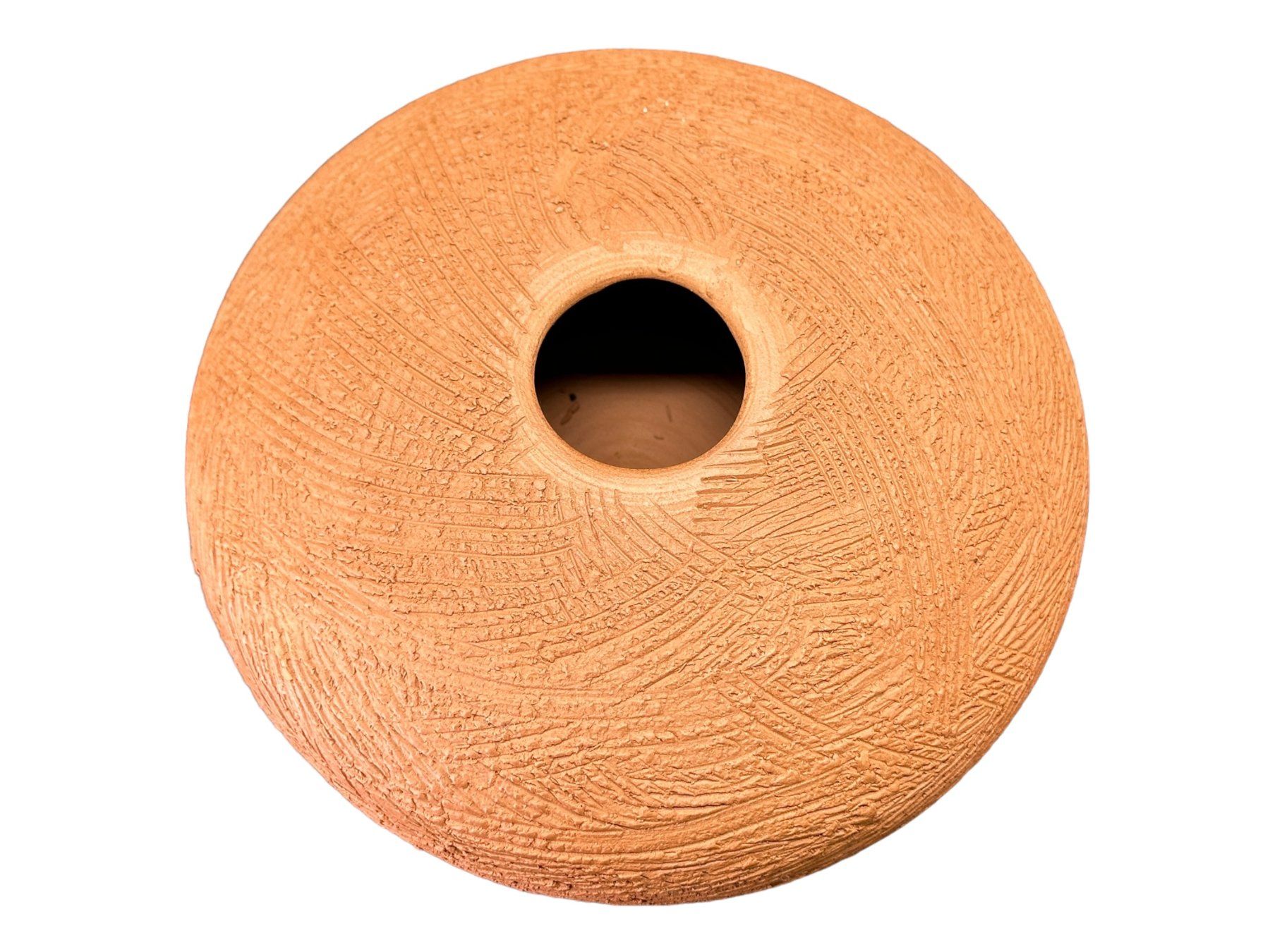 Vasi & Recipienti: Superbe vase en terre cuite texturée, signé – Usato da Morges venduto da deco.vintage 4