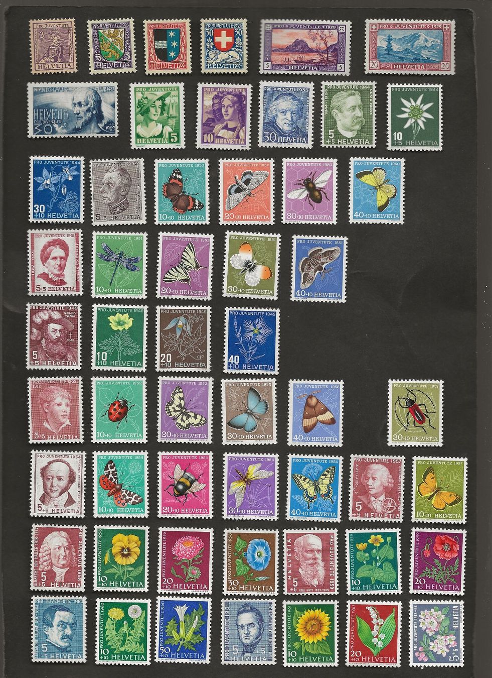 Tous les timbres: 54 Pro Juventute Marken Schweiz postfrisch – D'occasion à Au ZH par xelagreb01