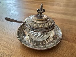 Sucrier en argent antique