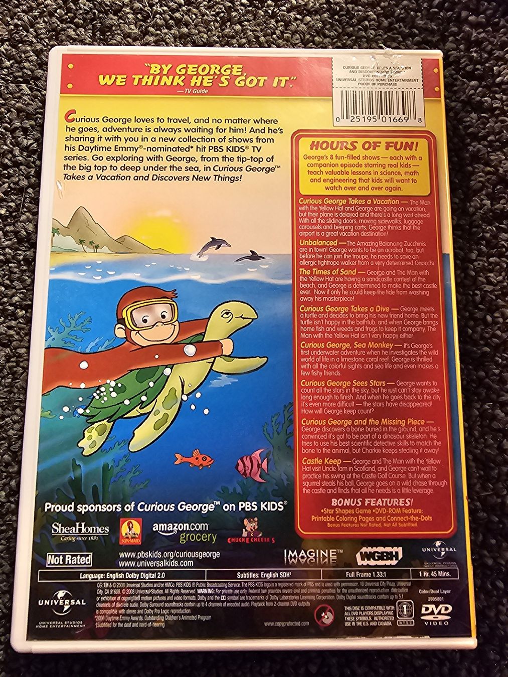 Tutti i DVDs: Curious George - Takes a Vacation DVD(20249) – Usato da Ruswil venduto da jan_bxl5 1