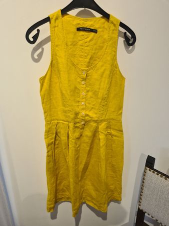 Kleid gelb PENNYBLACK Leinen Grösse 36/38 guter Zustand