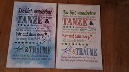 2 neue noch in Folie verpackte schöne grosse Wandbilder
