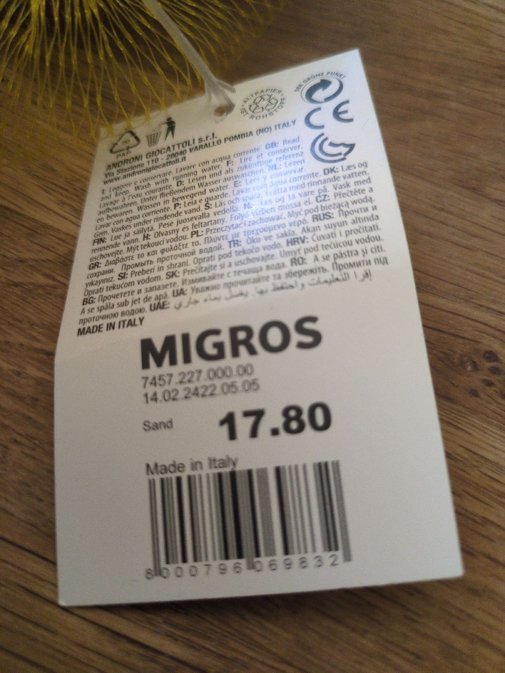 Escavatori: Spielzeug Bagger Set neu Migros – Nuovo e nell'imballaggio originale da Winterthur venduto da Tschebe 2