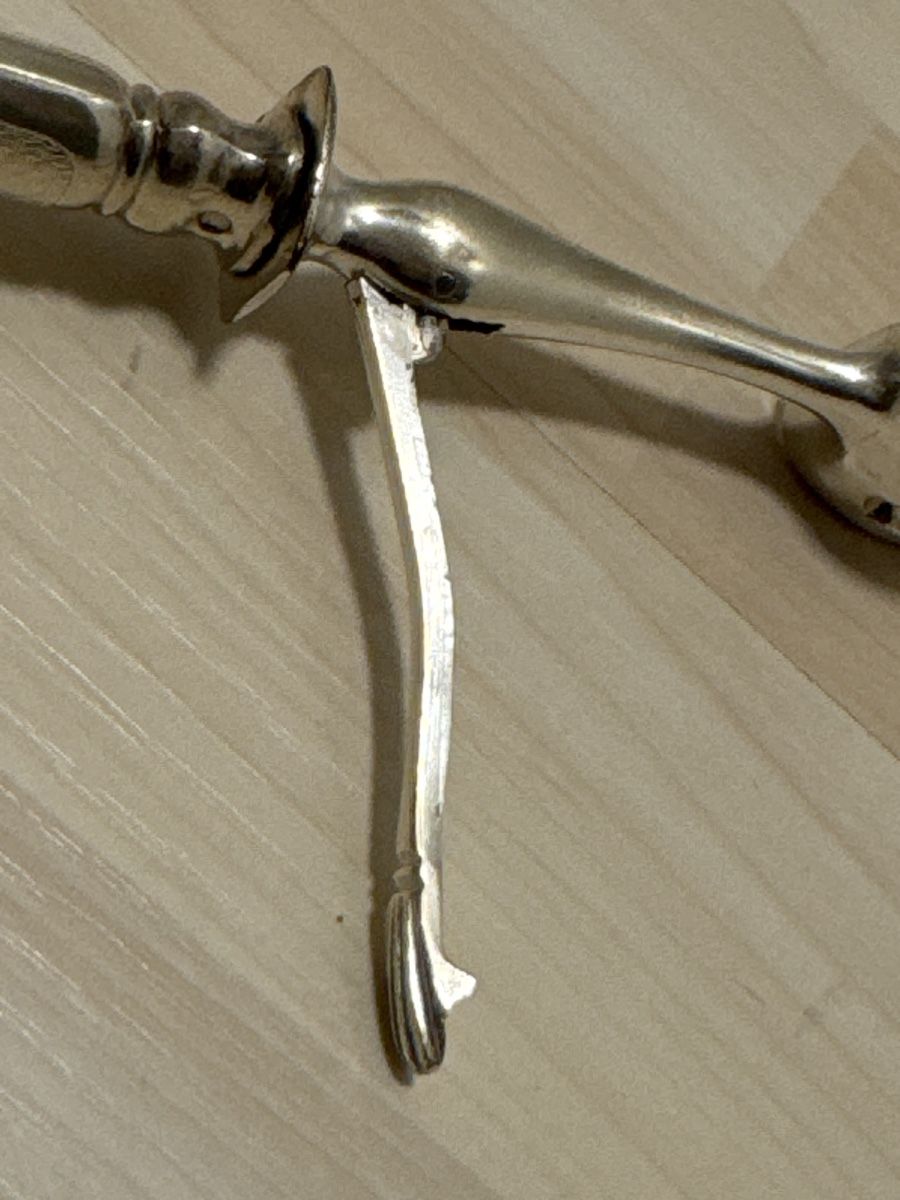 Forchette: Schöne Vintage Silber Fleischgabel / Tranchiergabel – Usato da Grenchen venduto da Lucy68 6
