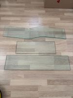 Glastablare 3er Set inkl *Halternägel*