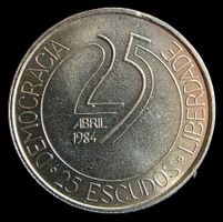 PORTUGAL 25 ESCUDOS 1984