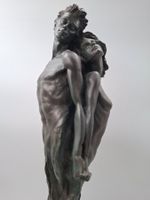 ✨ Splendide Sculpture en Bronze-LE COUPLE ENLACÉ (Éd.limité)