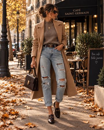 The Kooples Jeans Gr. 27 Hellblau Destroyed Boyfriend Denim