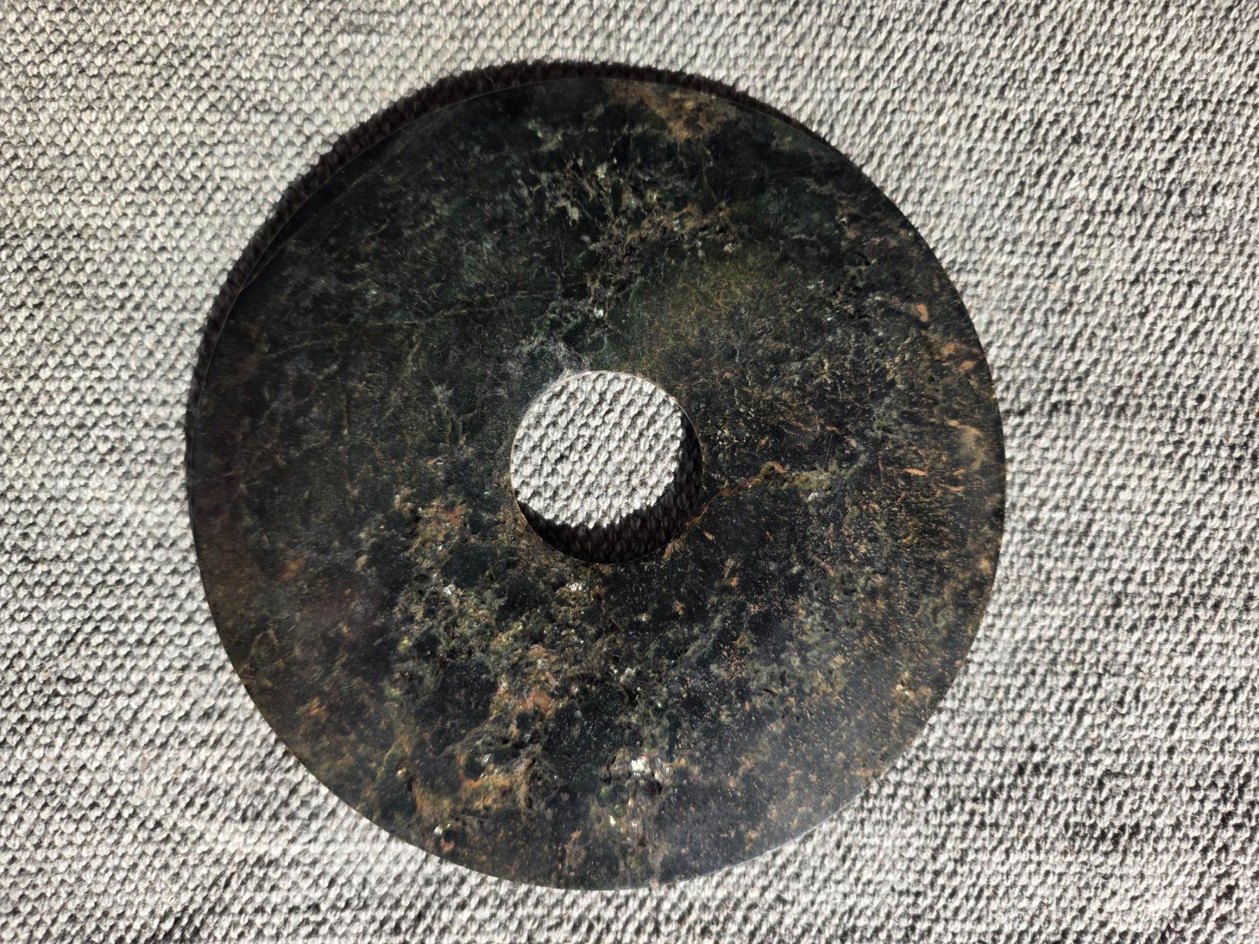 Tutte le decorazioni: Jade Disc / Scheibe geschliffen mit Ständer, Deko Objekt – Usato da Melchnau venduto da han_k5xl 3