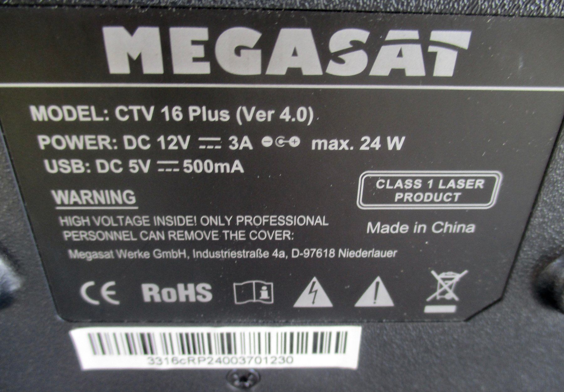 Fernseher: Camping Mega Sat CTV 16 Plus – Gebraucht aus Hefenhausen von Hase9 2