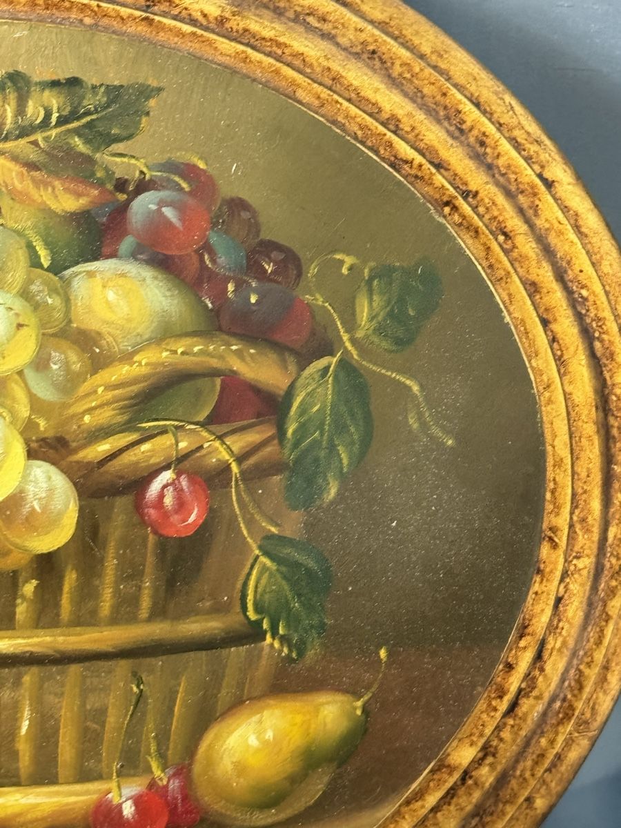 Gemälde: Klassisches Gemälde Italien Früchte 33 cm – Gebraucht aus Grenchen von swiss.antiques 2