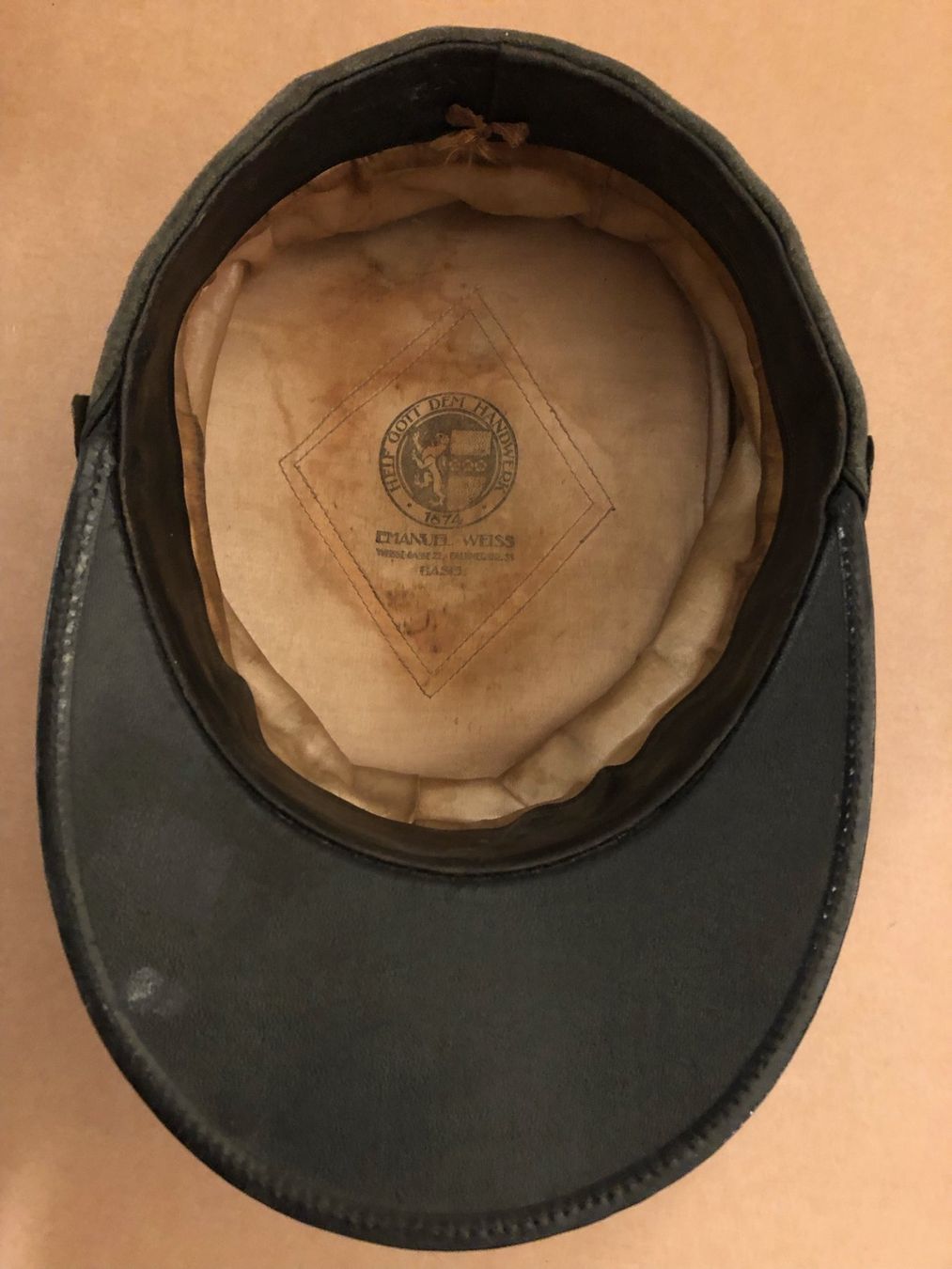 Schweizer Armee Hüte, Mützen & Caps: Offiziersmütze Ordonnanz 1917 – Gebraucht aus Gümmenen von Ug6 4