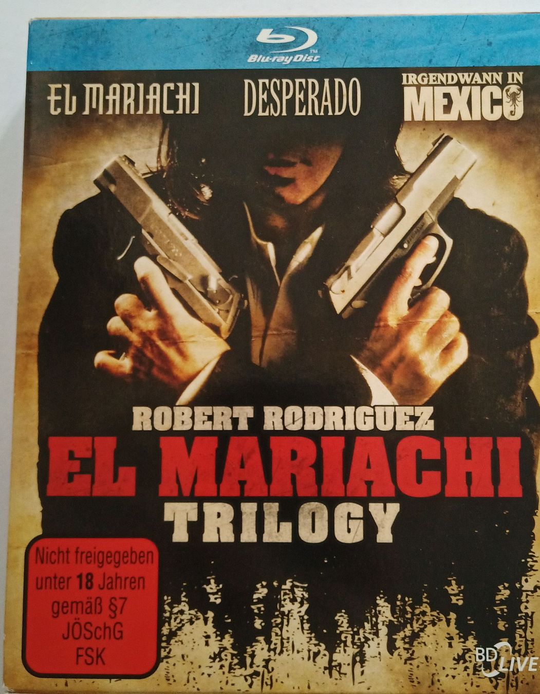 Tutti i DVDs: El Mariachi Trilogy Blu-ray - Robert Rodriguez Action – Usato da Tann venduto da Veebee6