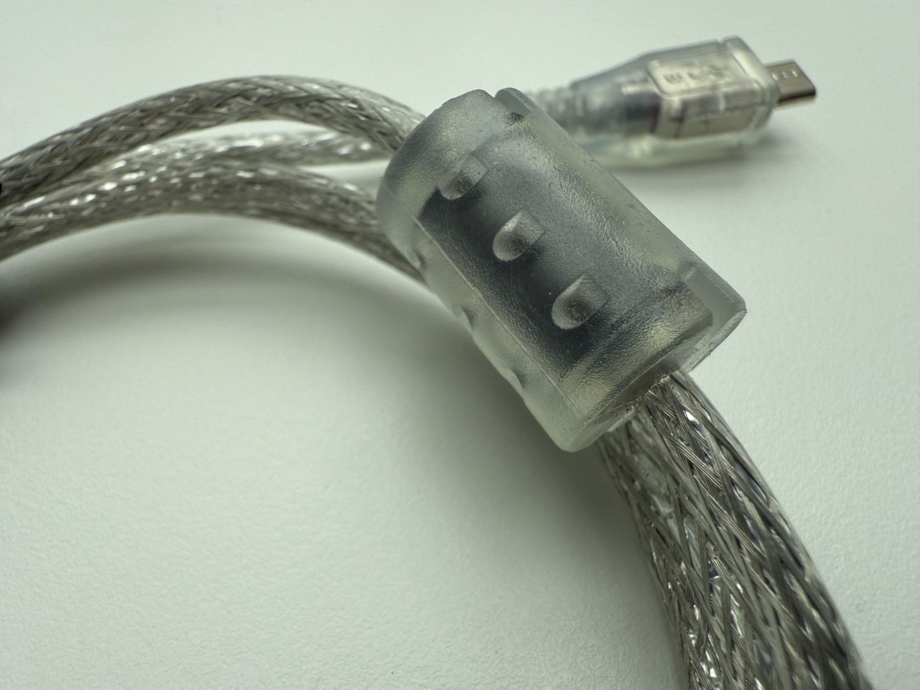 Cavi: USB-Kabel USB 2.0, Typ A auf Micro-B, Transparent, NEU – Nuovo e nell'imballaggio originale da Unterengstringen venduto da Tnovus 3