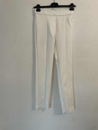 Elegante Mango Stoffhose, Gr. 34, weiss, neuwertig