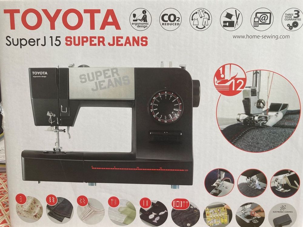 Machine à coudre TOYOTA Super J 15 SUPER JEANS Kaufen auf Ricardo