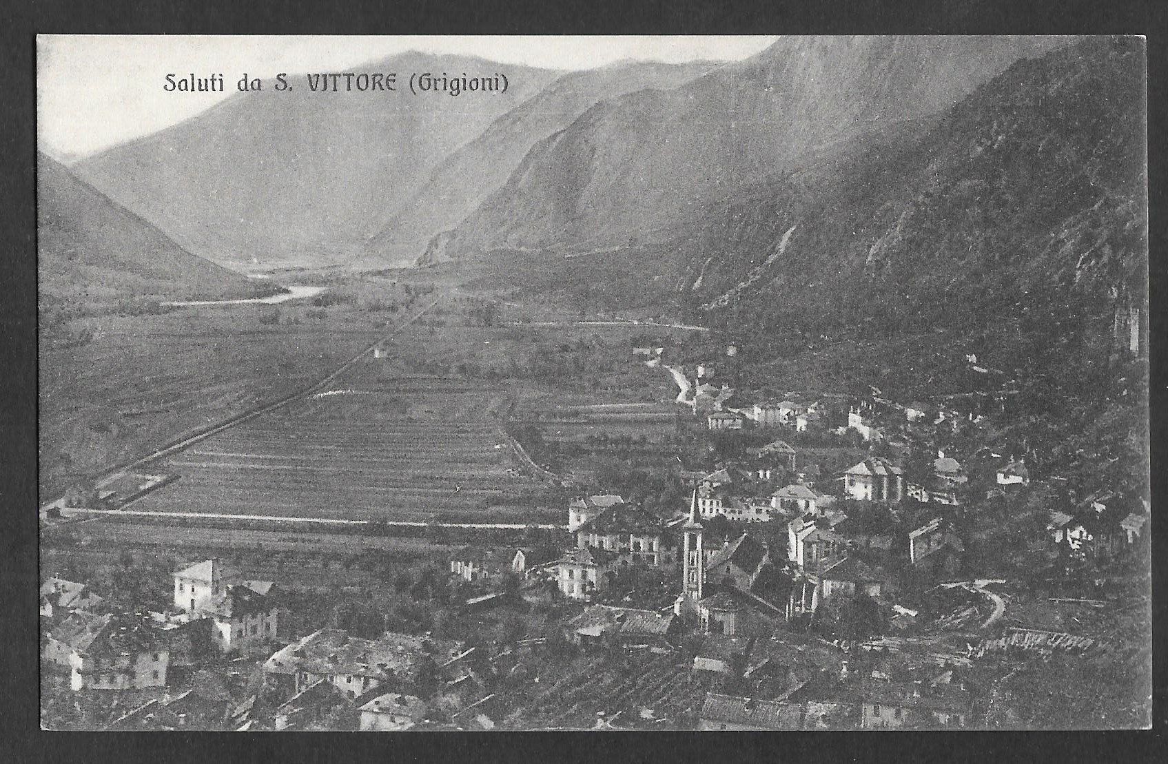 Cartoline postali: San Vittore Dorfansicht – Usato da Olten venduto da clotaldi