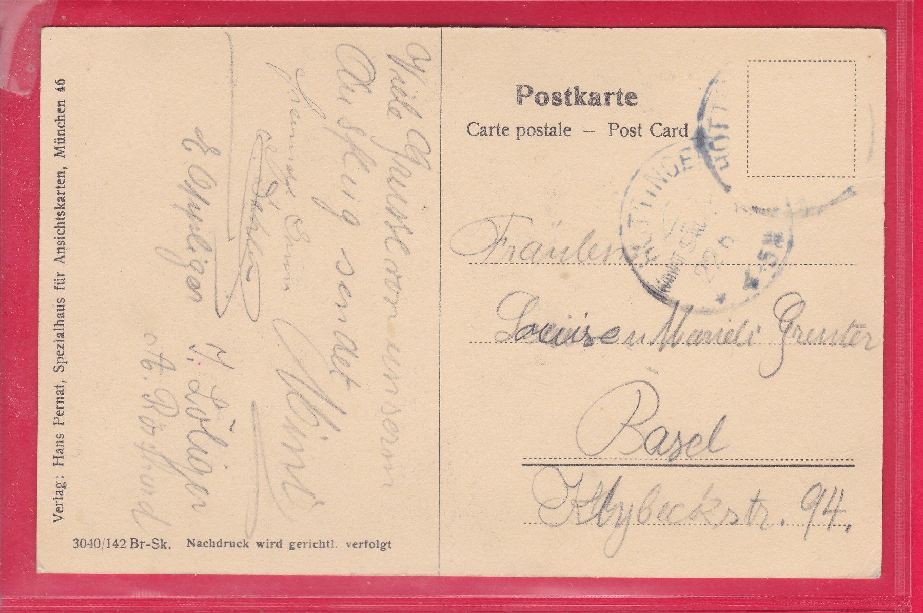 Cartes postales: GRUSS AUS HOTTINGEN – D'occasion à Oberrieden par Gebirgsstelze 1