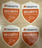 4x Netatmo Security Sticker (9,5 x 12cm)
