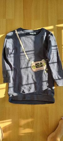 Name it Sweatshirt mit Tasche Gr. 116 grau