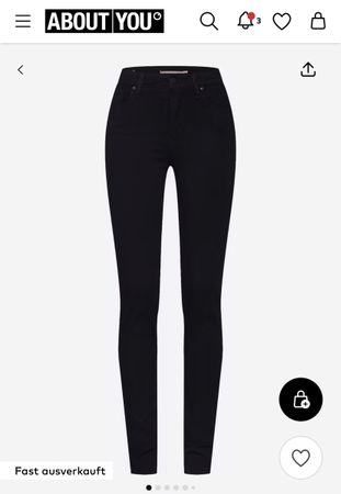 Levis Hose: Miles high super skinny Grösse 27
