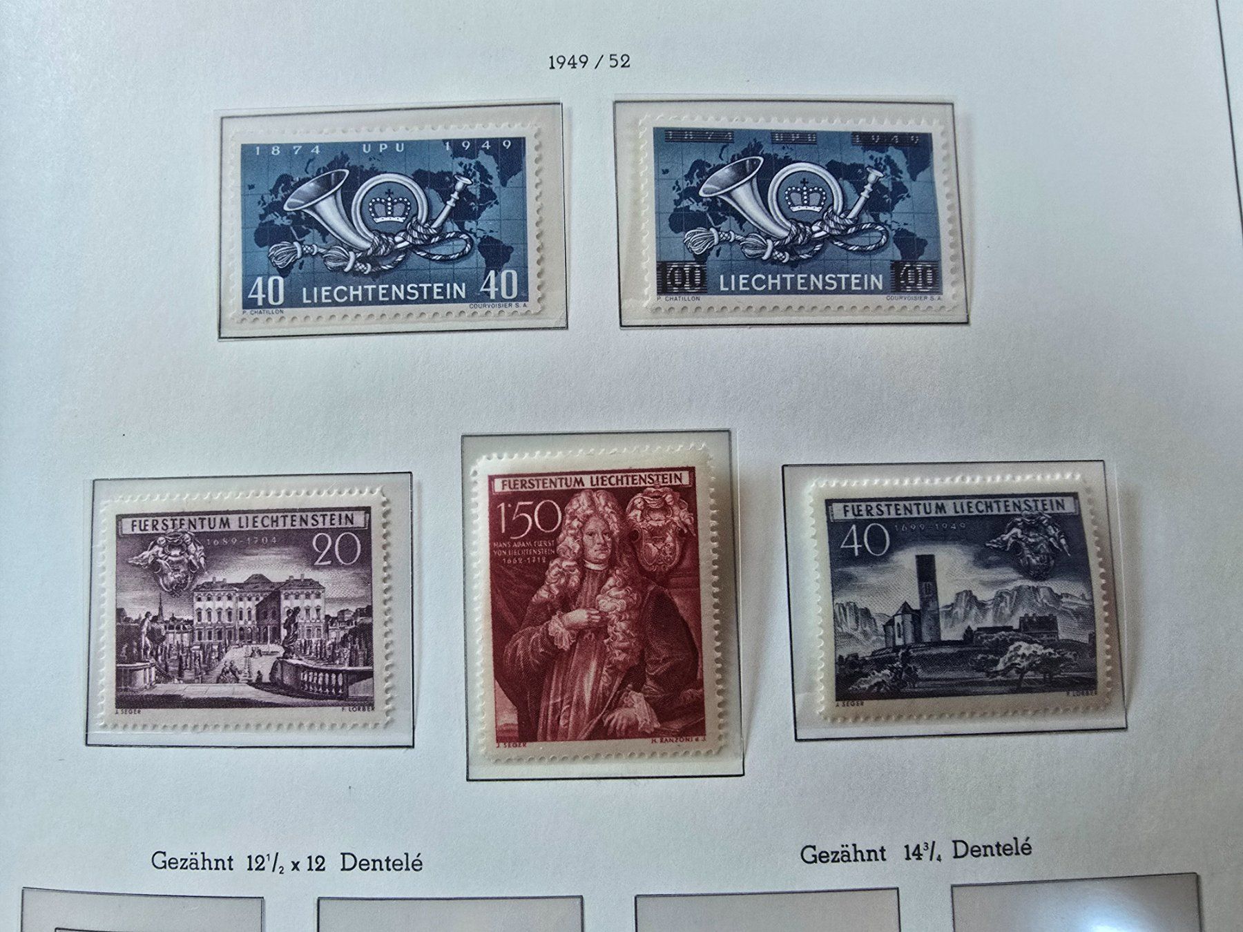 Tutti i francobolli: Fl Znr 227-230 und 235 postfrisch – Usato da triesenberg venduto da wisi369