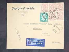 CL25 Enveloppe + Timbre Belgique 1946