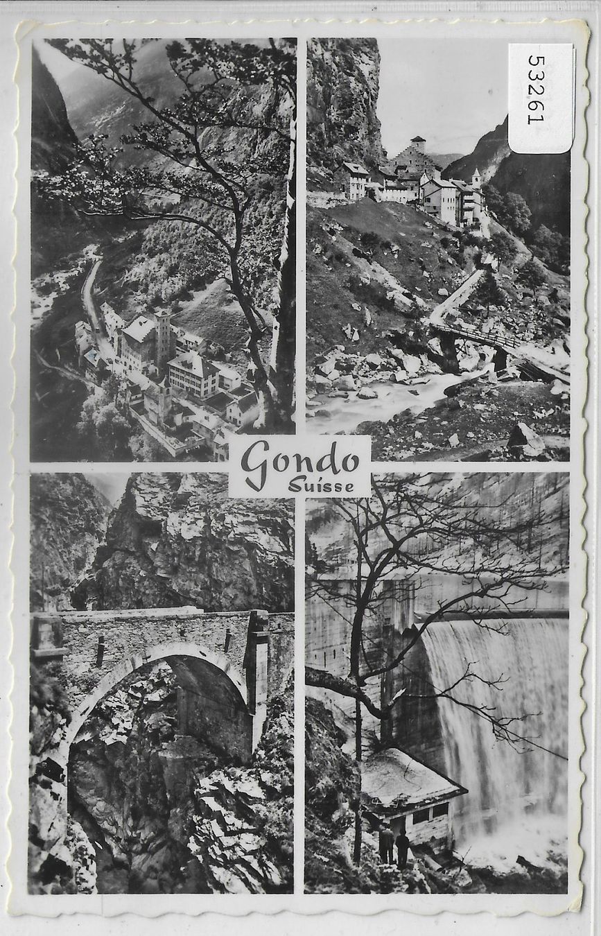 Cartes postales: Gondo Suisse - Multiview – D'occasion à Ettingen par Kartenplanet