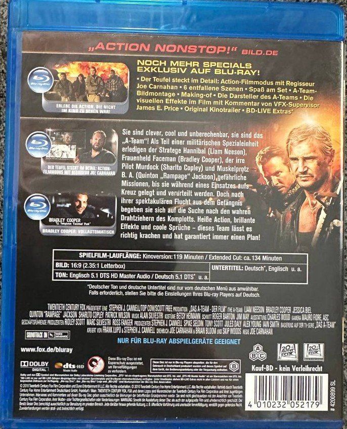 Tutti i DVDs: Das A-Team Extended Cut Blu-ray Disc – Usato da Beringen venduto da Mantafisch1 1