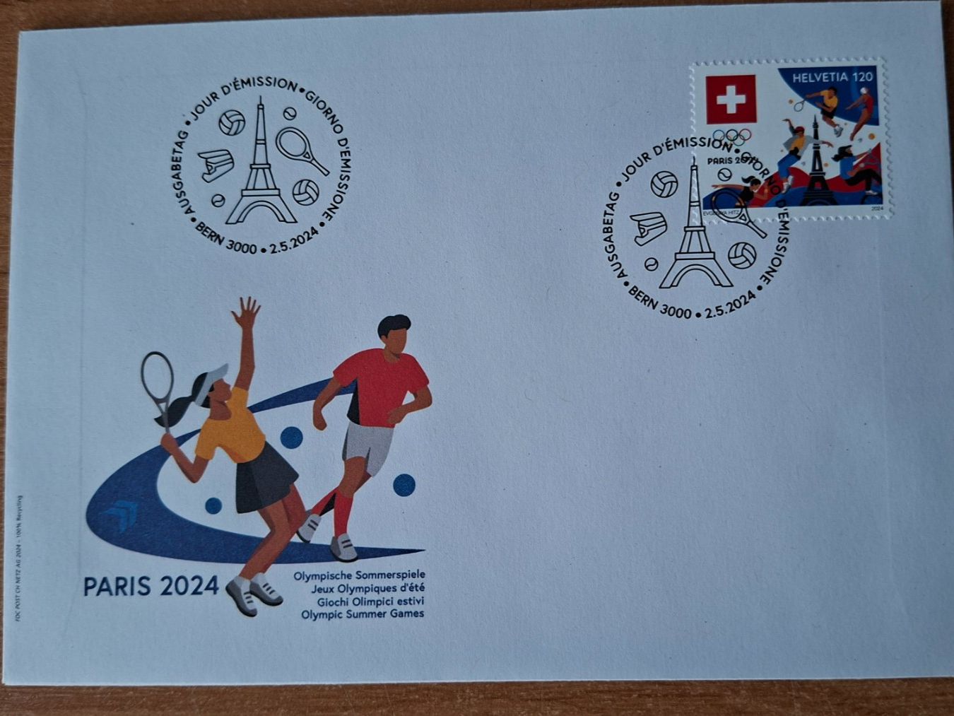 Tutti i francobolli: M2011 - FDC Jo Paris  2024 – Usato da Trélex venduto da Phil_Albert