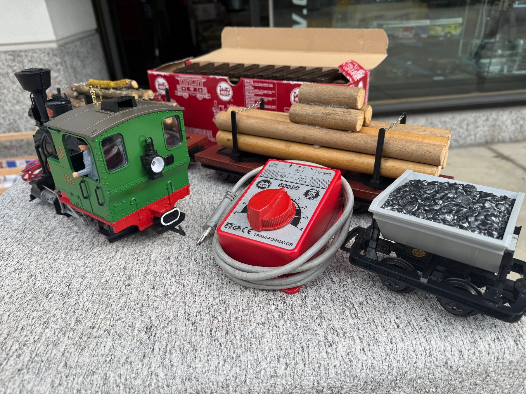 LGB Modellini di ferrovie: LGB Dampflok Start Set – Usato da Chiasso venduto da Carrara-Modellismo 1