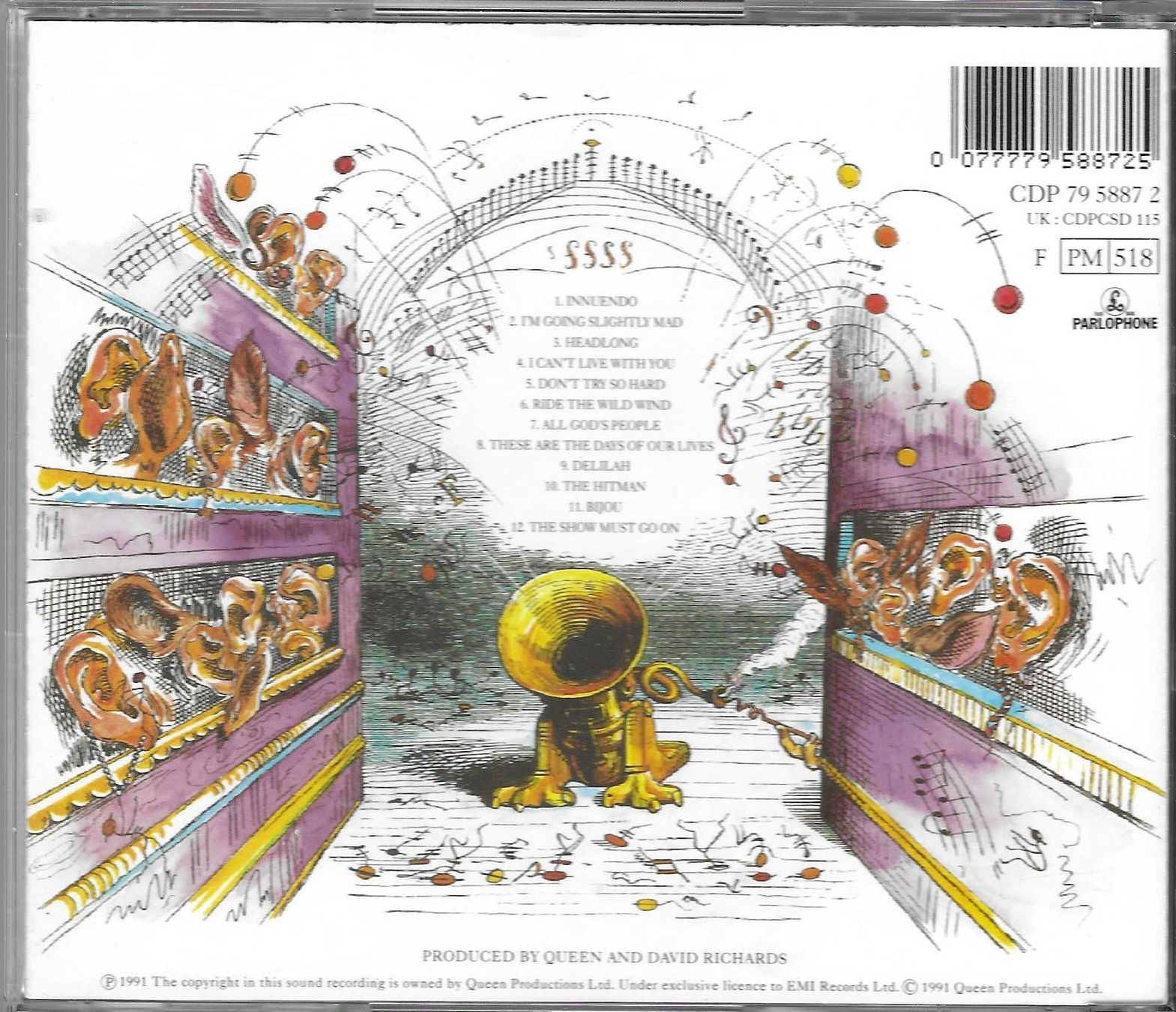 CDs: QUEEN  -  INNUENDO – D'occasion à Bex par Giorgiob 1