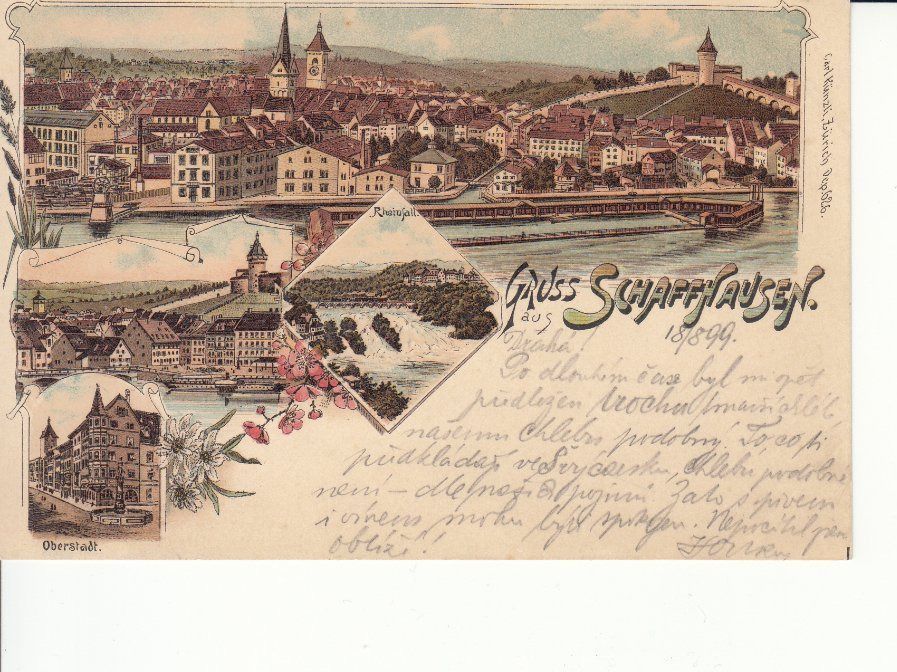 Cartoline postali: Schaffhausen 1899 – Usato da Bürglen TG venduto da StampGraf