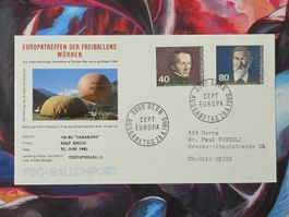 CL34 Enveloppe + Timbre Suisse 1980 Theme Ballon