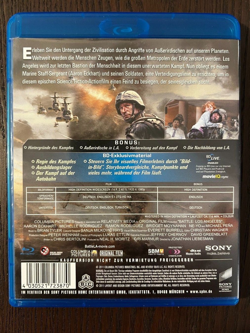 Alle DVDs: World Invasion - Battle Los Angeles – Gebraucht aus Zürich von Blu-ray_ZH 1