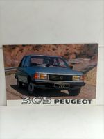 Brochure Catalogue Peugeot 305 1980 GL/GR/GRD/SR