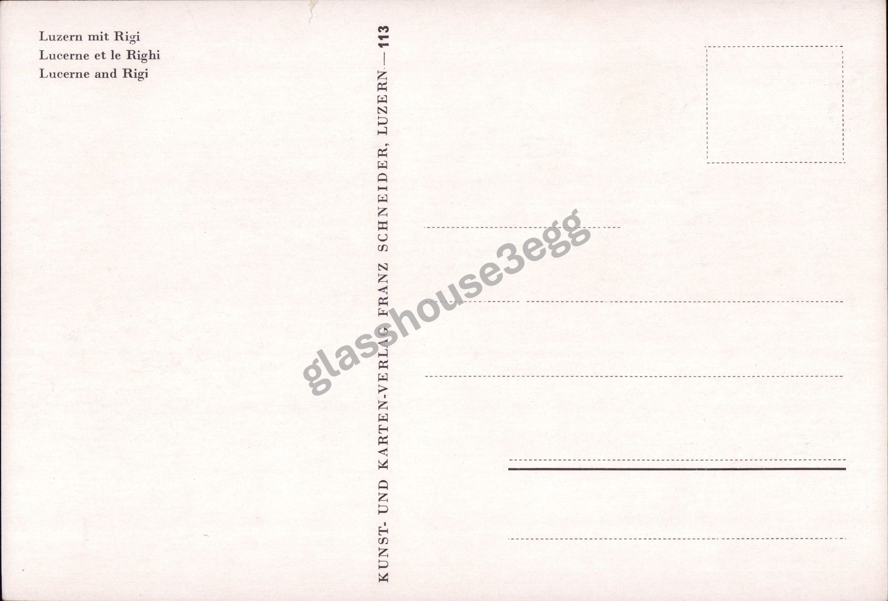 Cartoline postali: AK Luzern mit Rigi – Usato da Eggersriet venduto da glasshouse3egg 1
