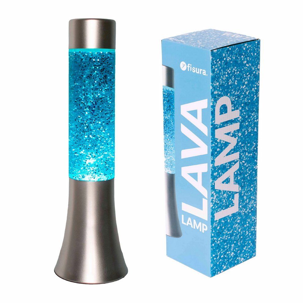 Lampade: Lavalampe mit Glitter und Blauer Flüssigkeit – Nuovo (secondo la descrizione) da Zürich venduto da Numark 1