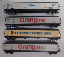 LIMA H0 - 4 x 4-asch. Grossraumwagen (3 x SBB, 1 x FS)