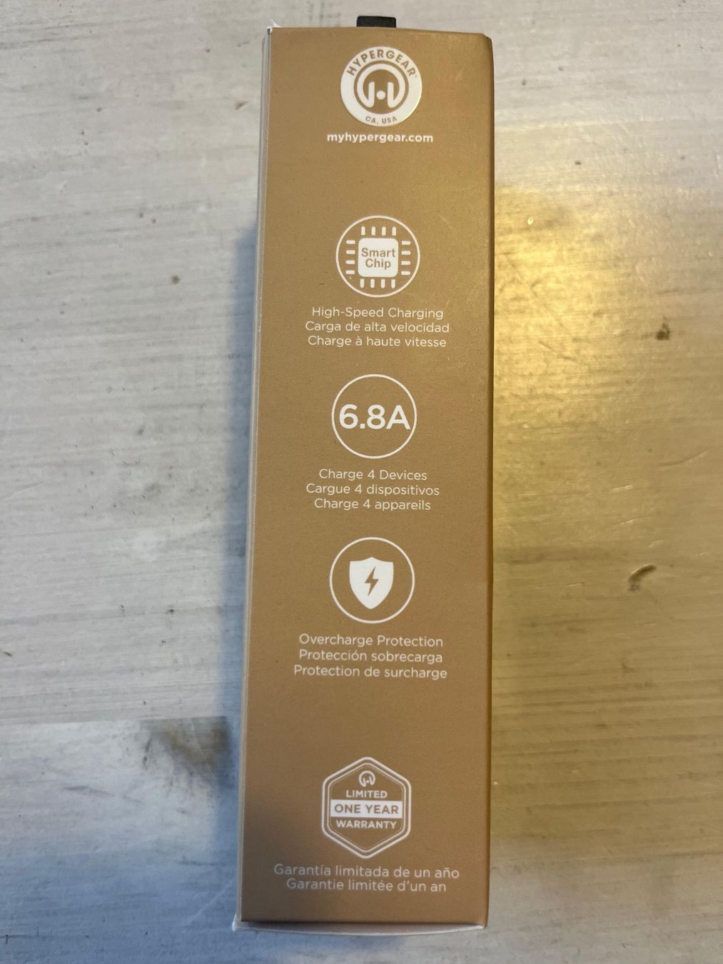 Caricabatterie: HYPERGEAR Quad USB Autoladegerät 6.8A Neu, Ovp. – Nuovo e nell'imballaggio originale da Tafers venduto da JP911 1