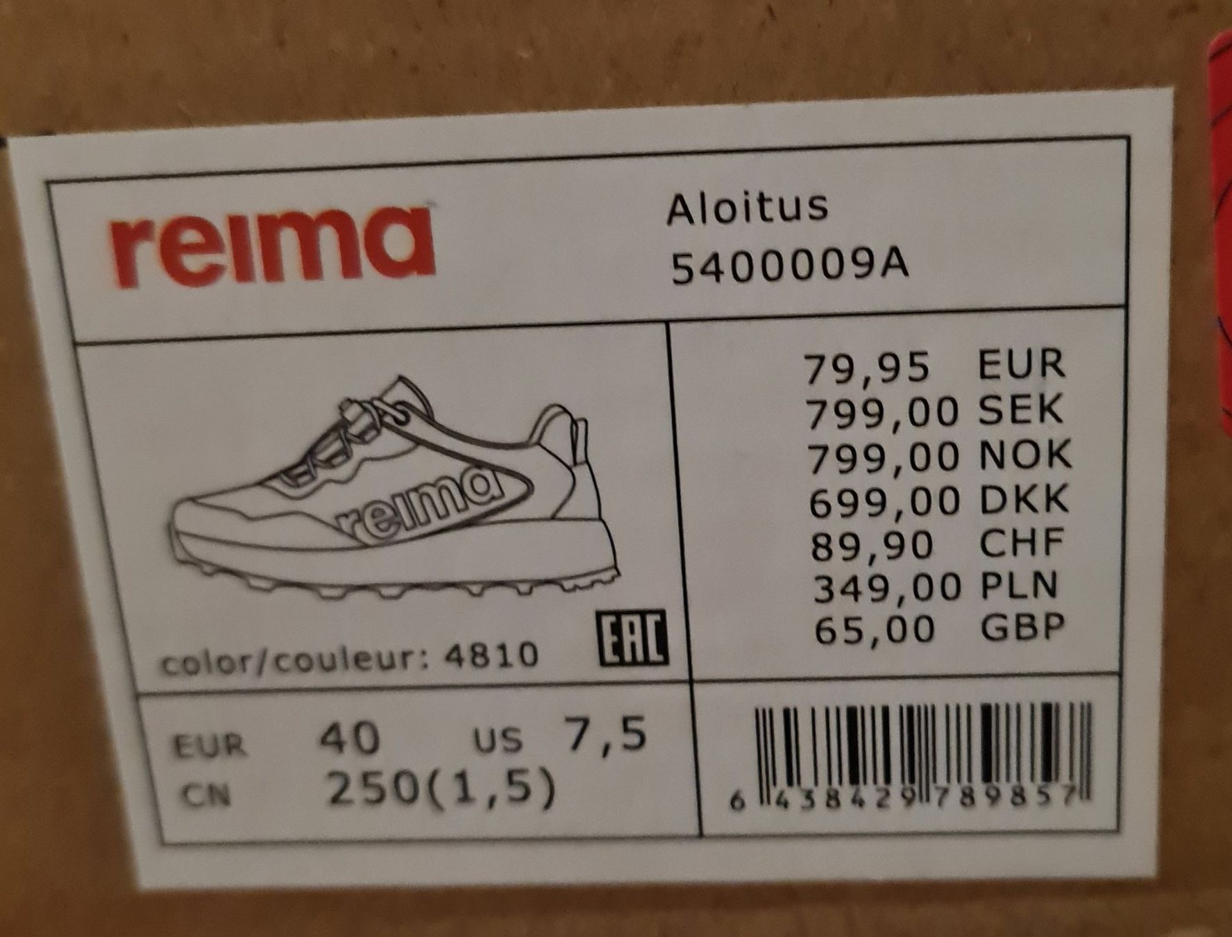 Reima Scarpe da donna: Reima Damen Sneakers Grösse 40 – Nuovo e nell'imballaggio originale da Horw venduto da Arta20000 5