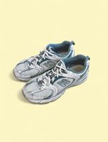 New Balance Sneaker silber/grün Grösse 38.5