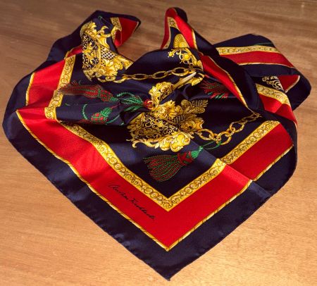 Original Christian Fischbacher Seidentuch Foulard NEU