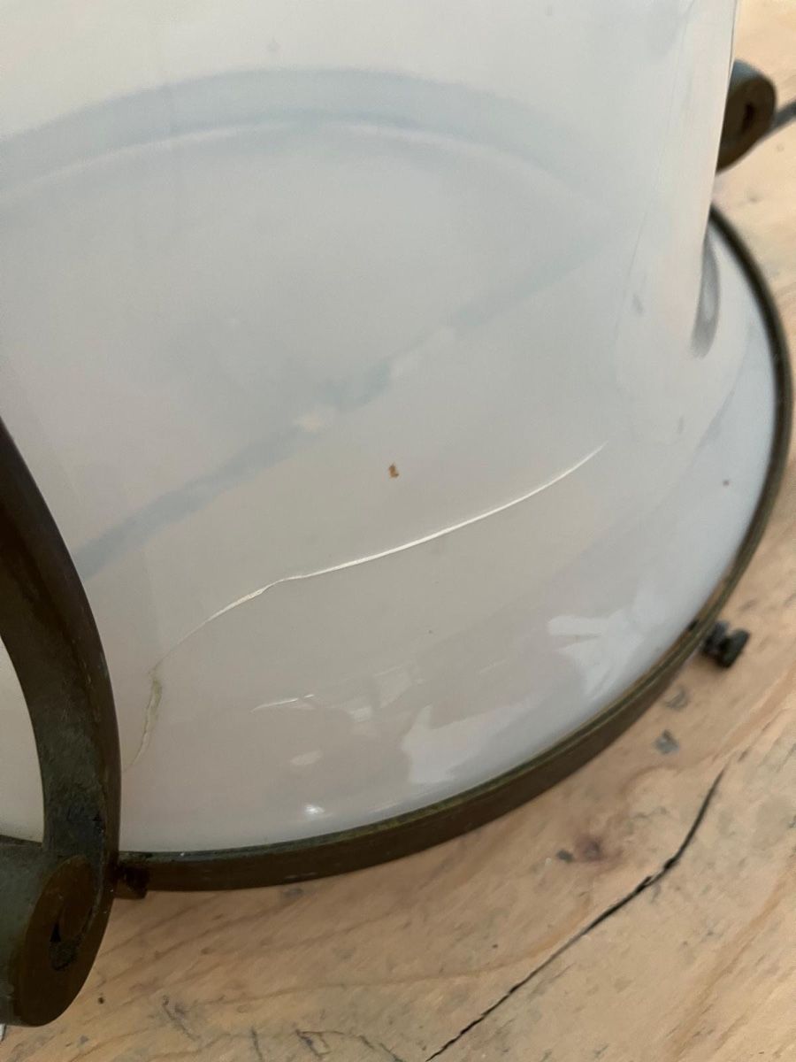Lampade: Antike art Deko Glaslampe – Usato da Zürich venduto da lui_n92t 1